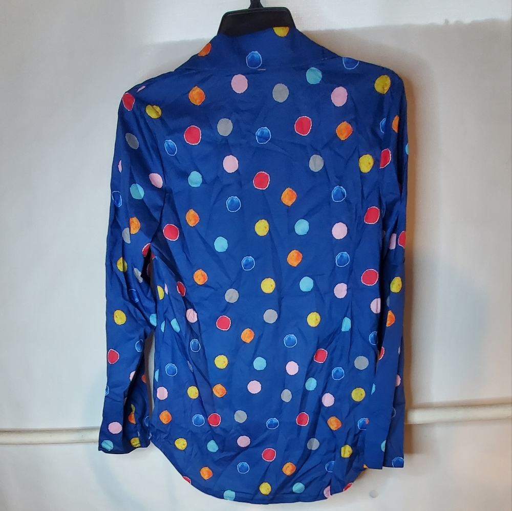 Polka dot blue shirt - Picture 2 of 2